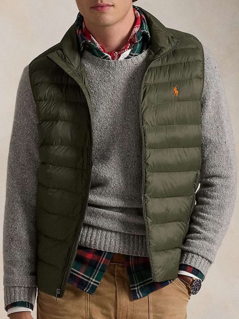 Ralph lauren sleeveless puffer jacket online
