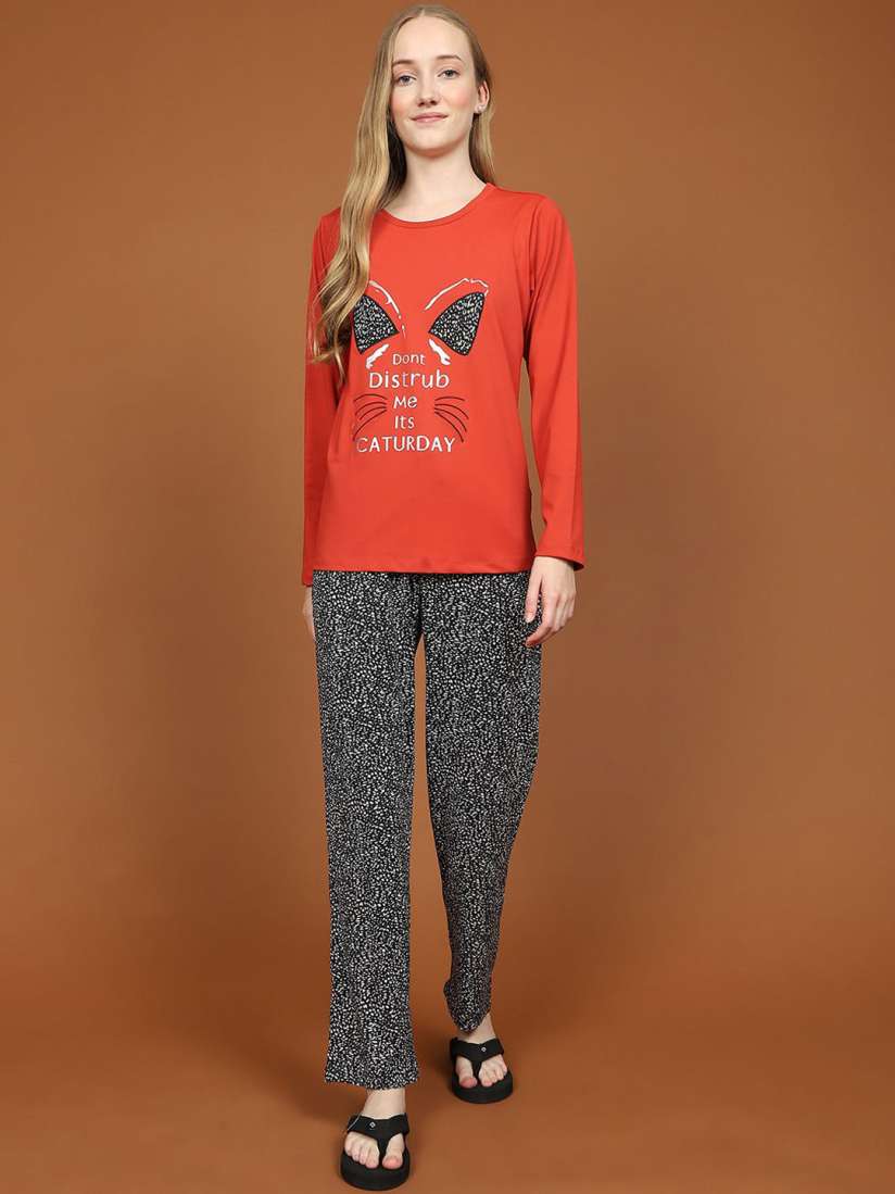 Buy MADAME M SECRET Women Printed Night suit Night suits for Women 31018071 Myntra
