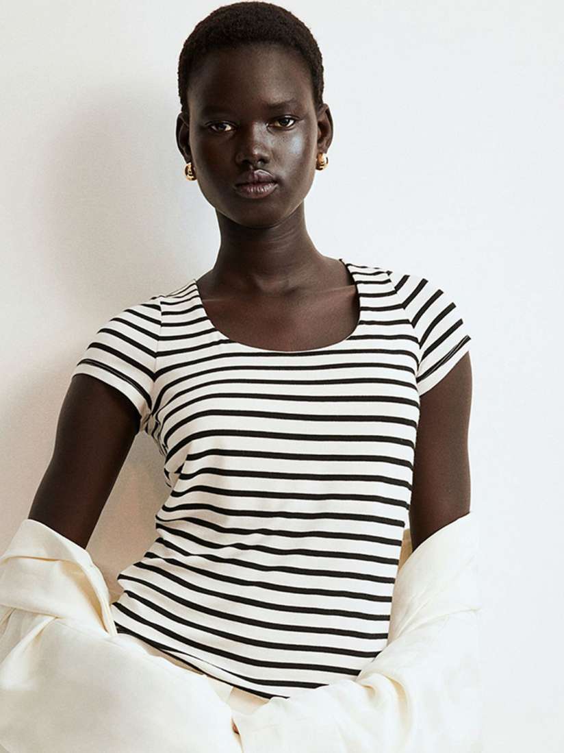 H&m square neck top top