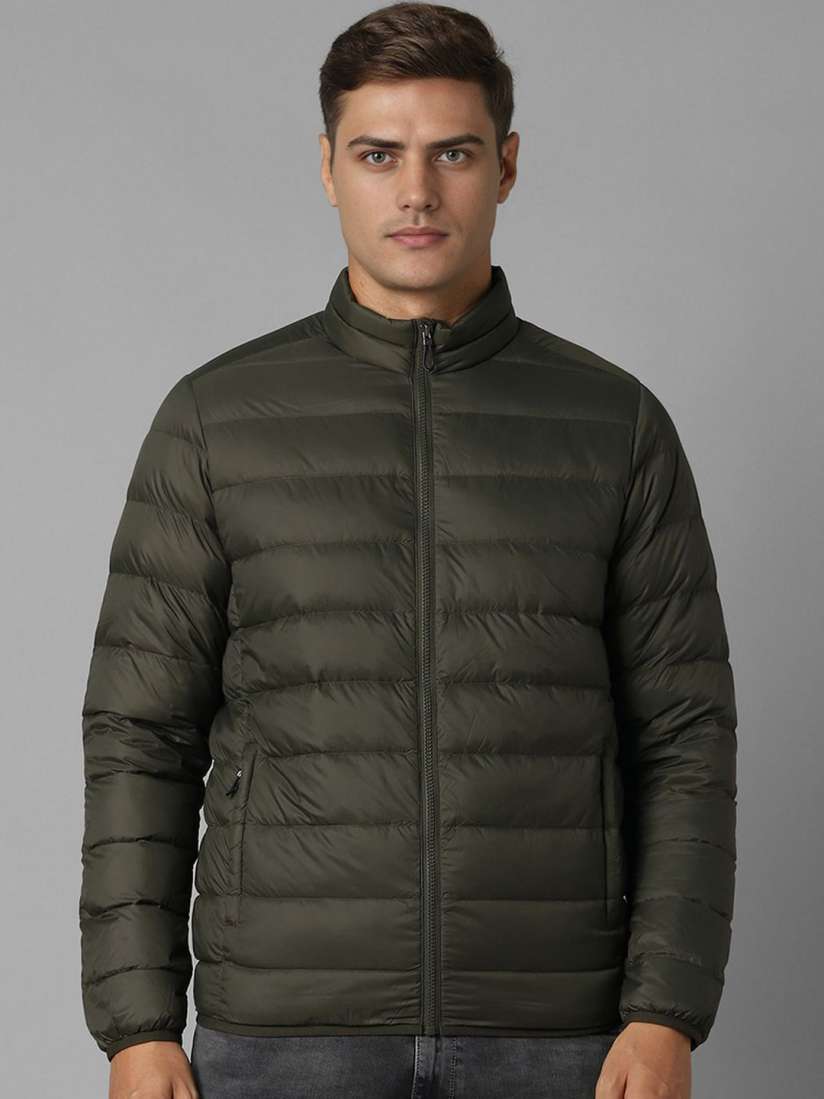 Buy Louis Philippe Sport Men Collarless Padded Jacket Jackets for Men 31014094 Myntra