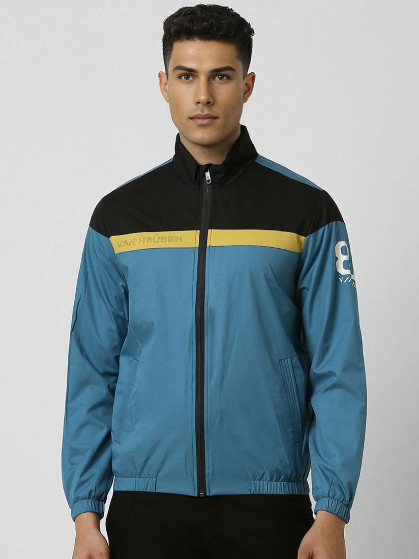 Buy Van Heusen Sport Men Colourblocked Sporty Jacket Jackets for Men 31014168 Myntra