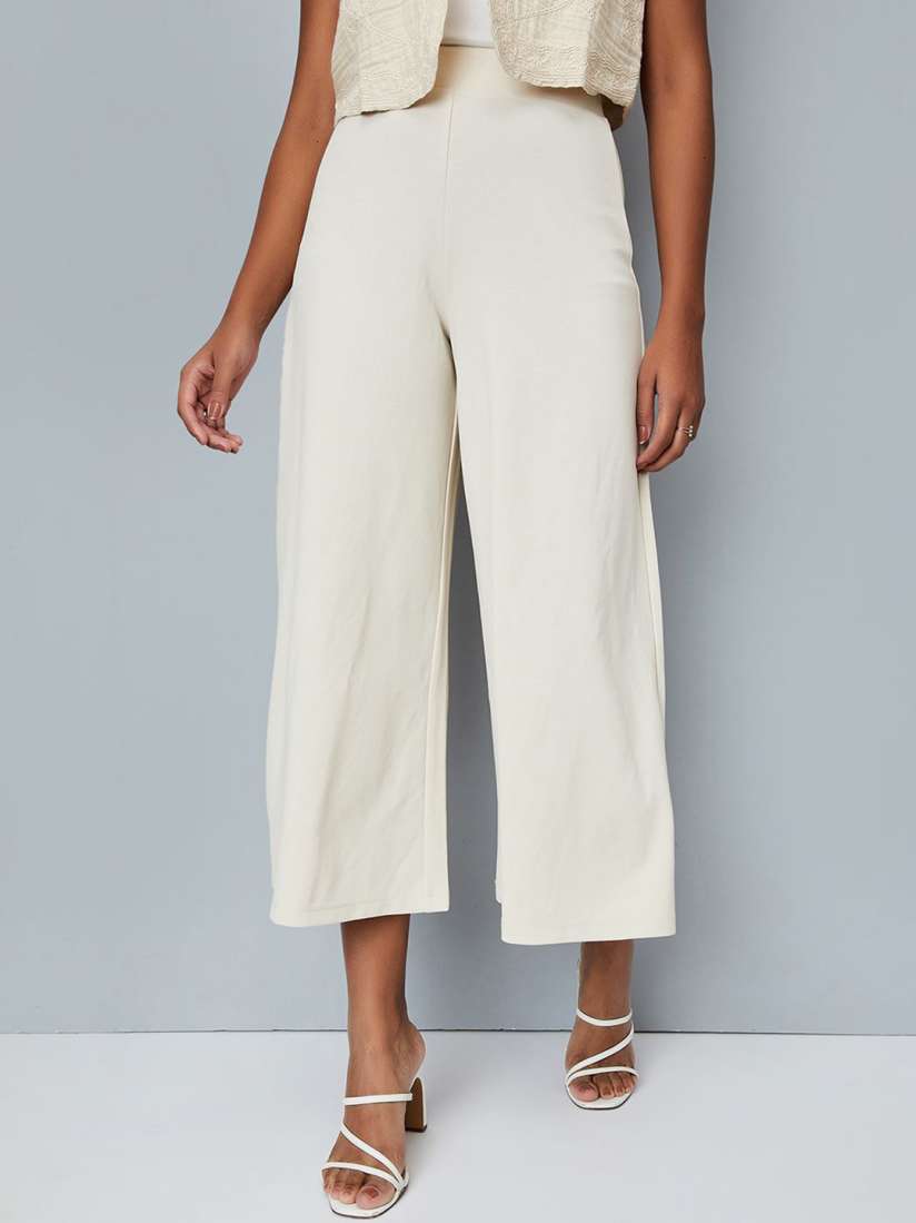 Wide leg pants myntra outlet