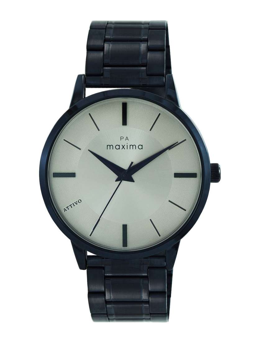Buy maxima Men Dial Stainless Steel Straps Analogue Watch 70011CMGG Watches for Men 30811514 Myntra