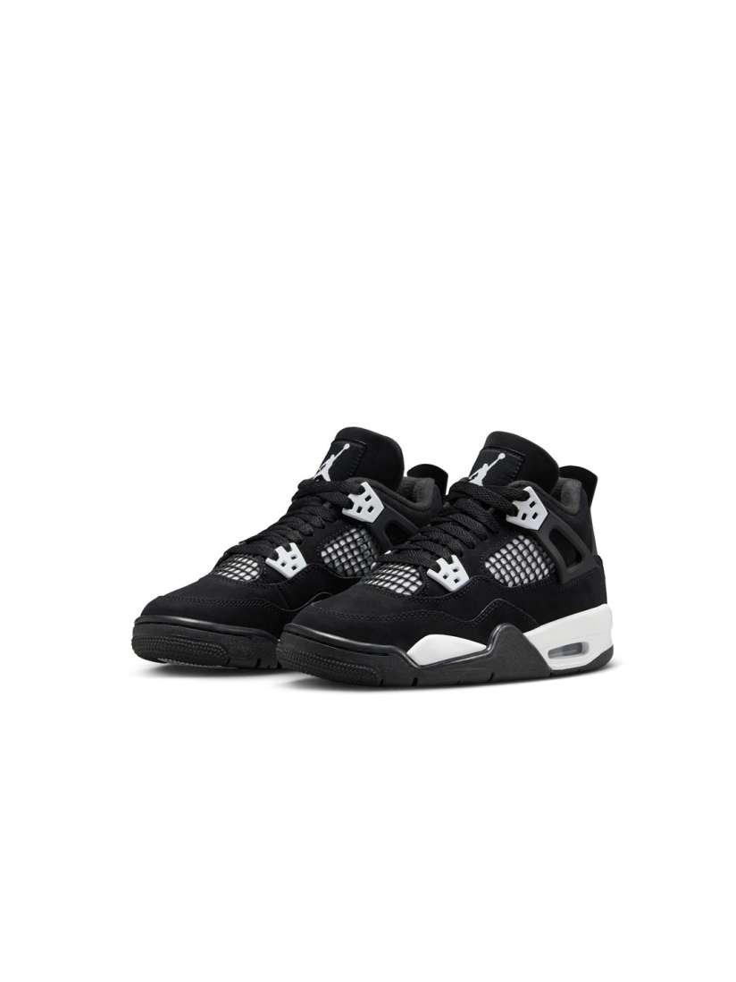 Buy Nike Air Jordan 4 Retro White Thunder Older Kid s Boys Leather Shoes Casual Shoes for Boys 30806979 Myntra