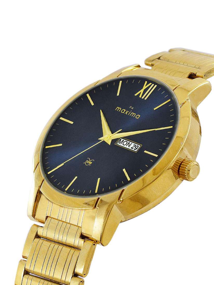 Buy maxima Men Dial Stainless Steel Straps Analogue Watch 68953CMGY Watches for Men 30811568 Myntra