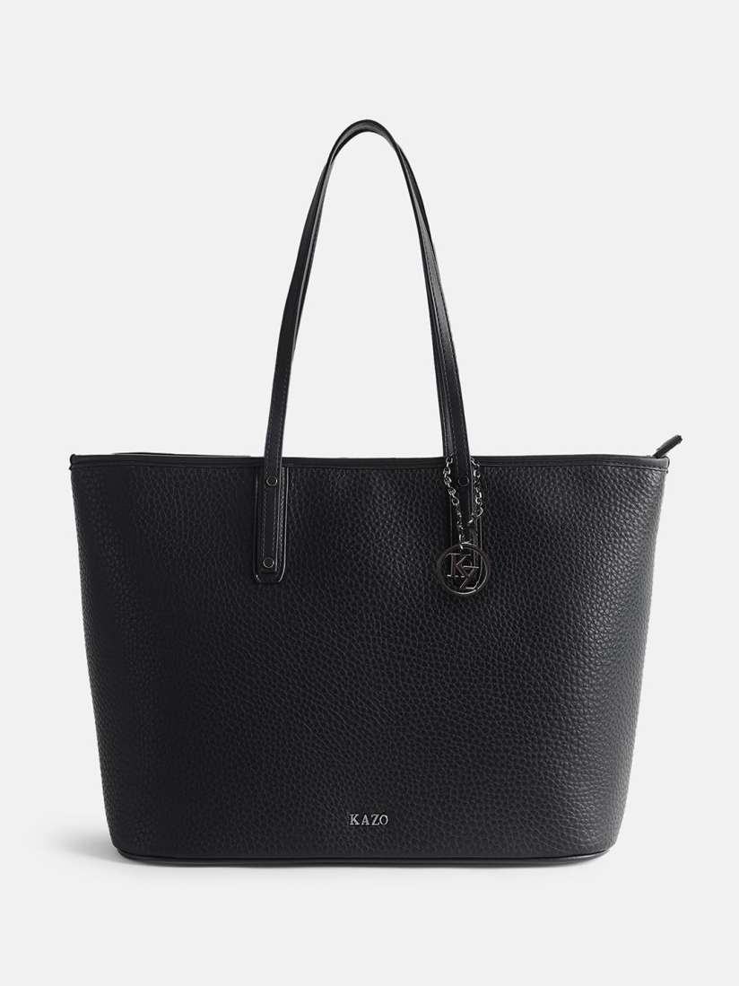 Buy Kazo Women Textured Shopper Tote Bag with Quilted Handbags for Women 30829664 Myntra