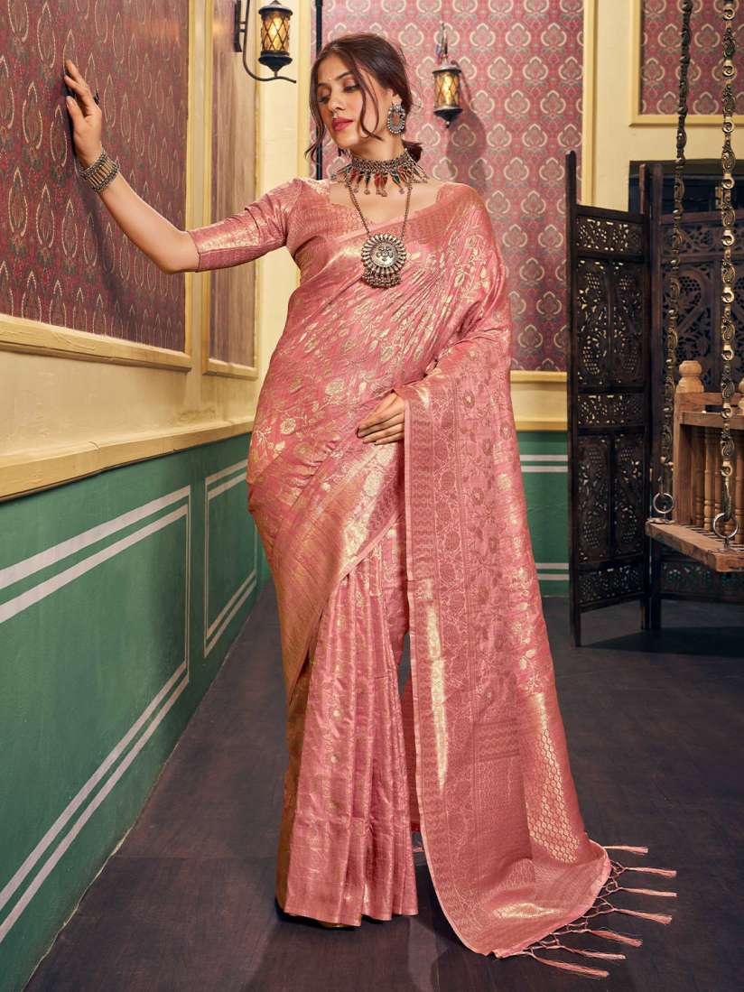 Buy Krimmple Woven Design Zari Saree Sarees for Women 30783674 Myntra