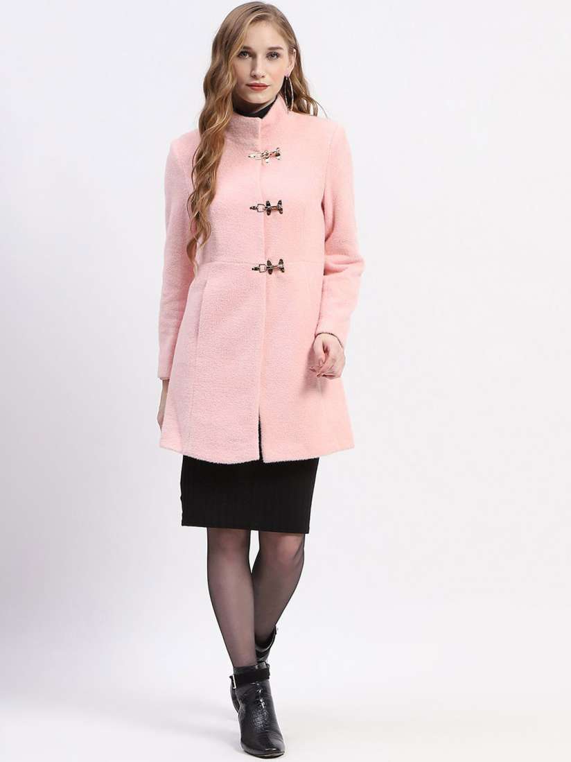 Buy Madame Women Single Breasted Overcoat Coats for Women 31021485 Myntra