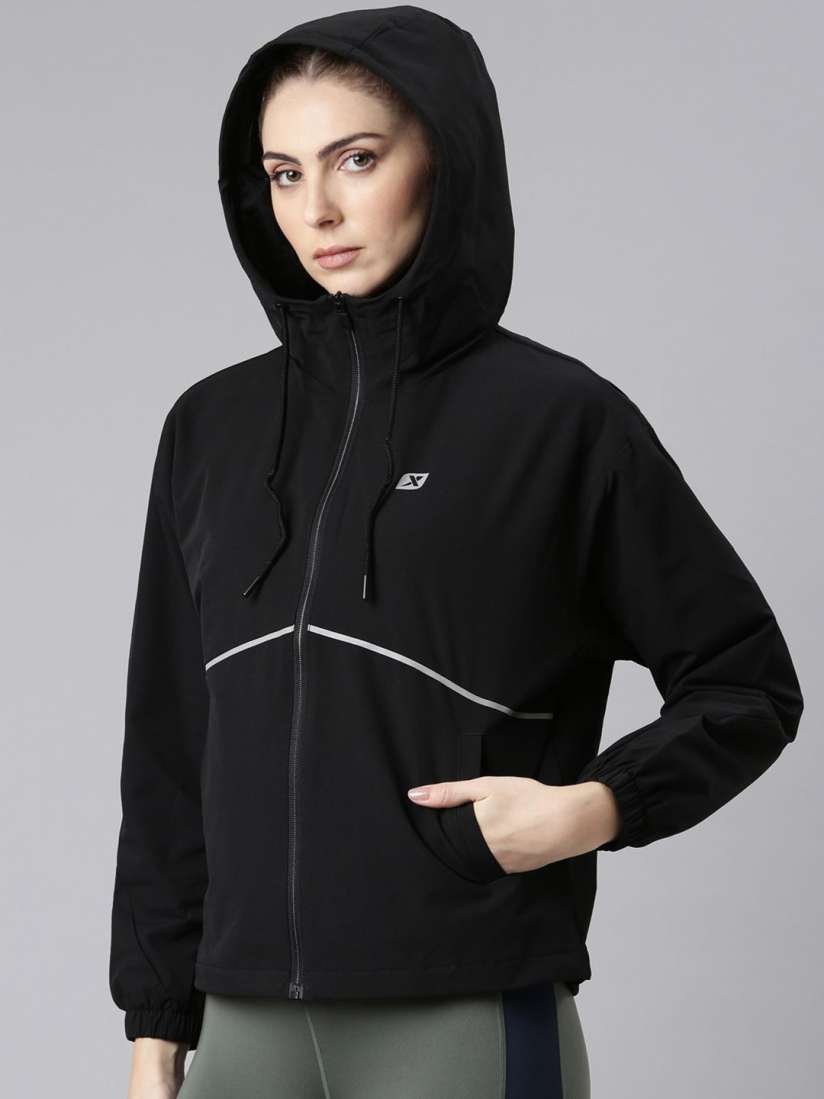 Buy Xtep Women Windcheater Crop Training or Gym Sporty Jacket Jackets for Women 31022196 Myntra