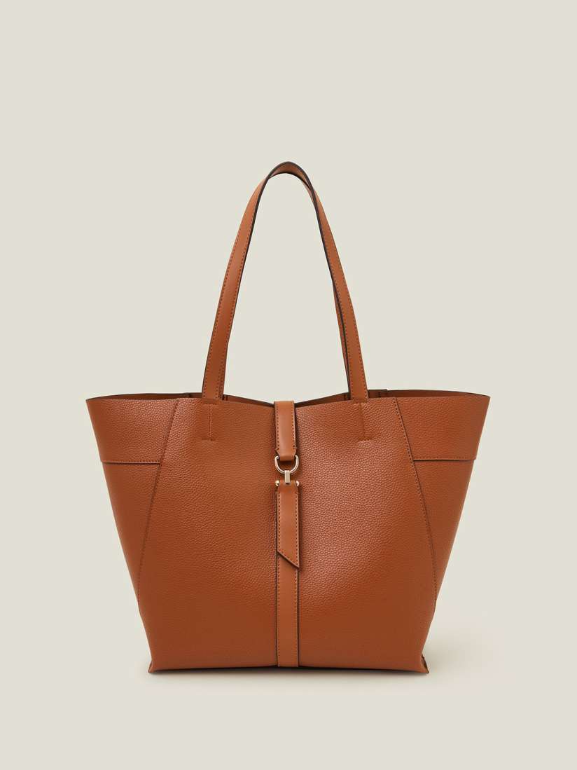 Buy Accessorize PU Structured Tote Bag Handbags for Women 31000095 Myntra