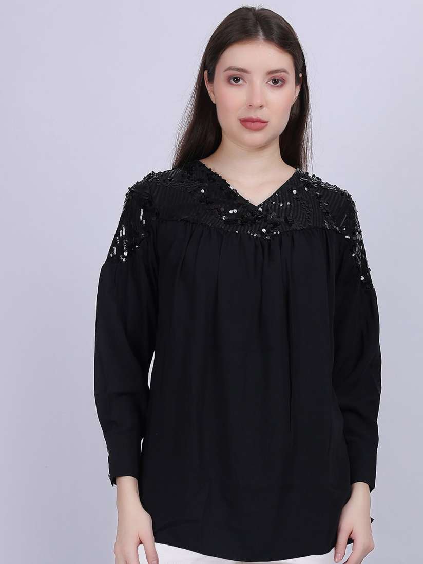 Buy Aumbe Women Solid V Neck Top Tops for Women 31036634 Myntra
