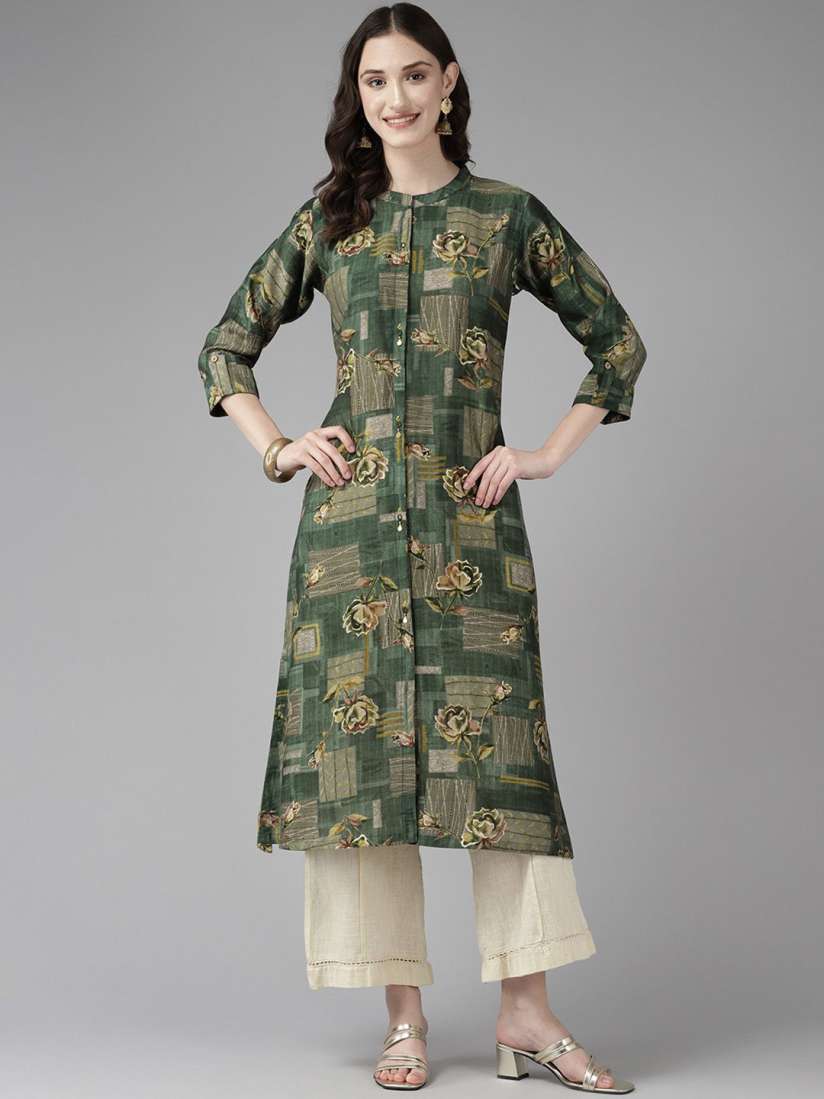 Buy BAESD Women Tribal Checked Keyhole Neck Mirror Work Pathani Kurta Kurtas for Women 31061336 Myntra