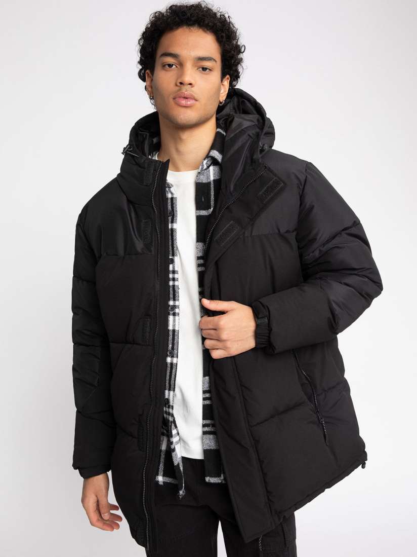 Buy DeFacto Men Longline Puffer Jacket Jackets for Men 31036002 Myntra