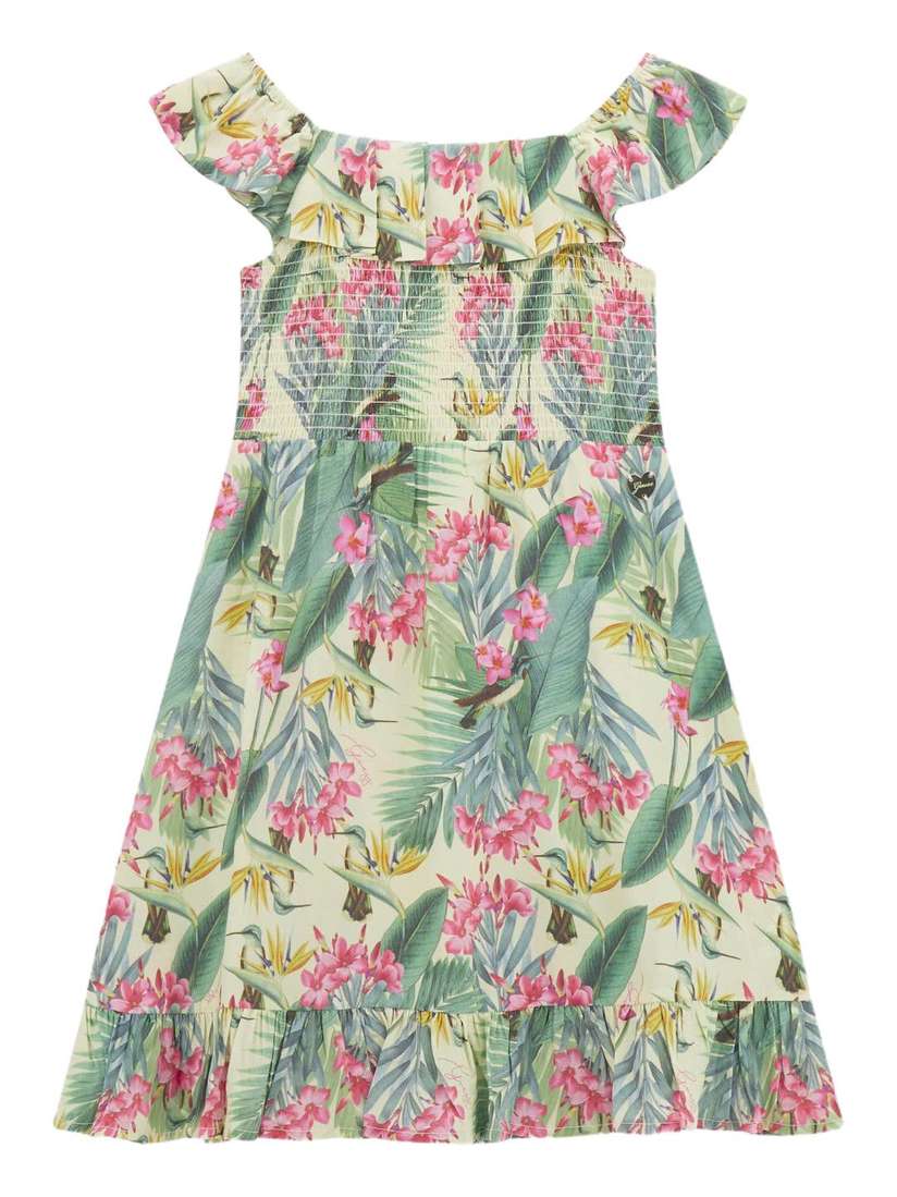 Buy GUESS Kids-Girls Floral Printed A-Line Dress Dresses for