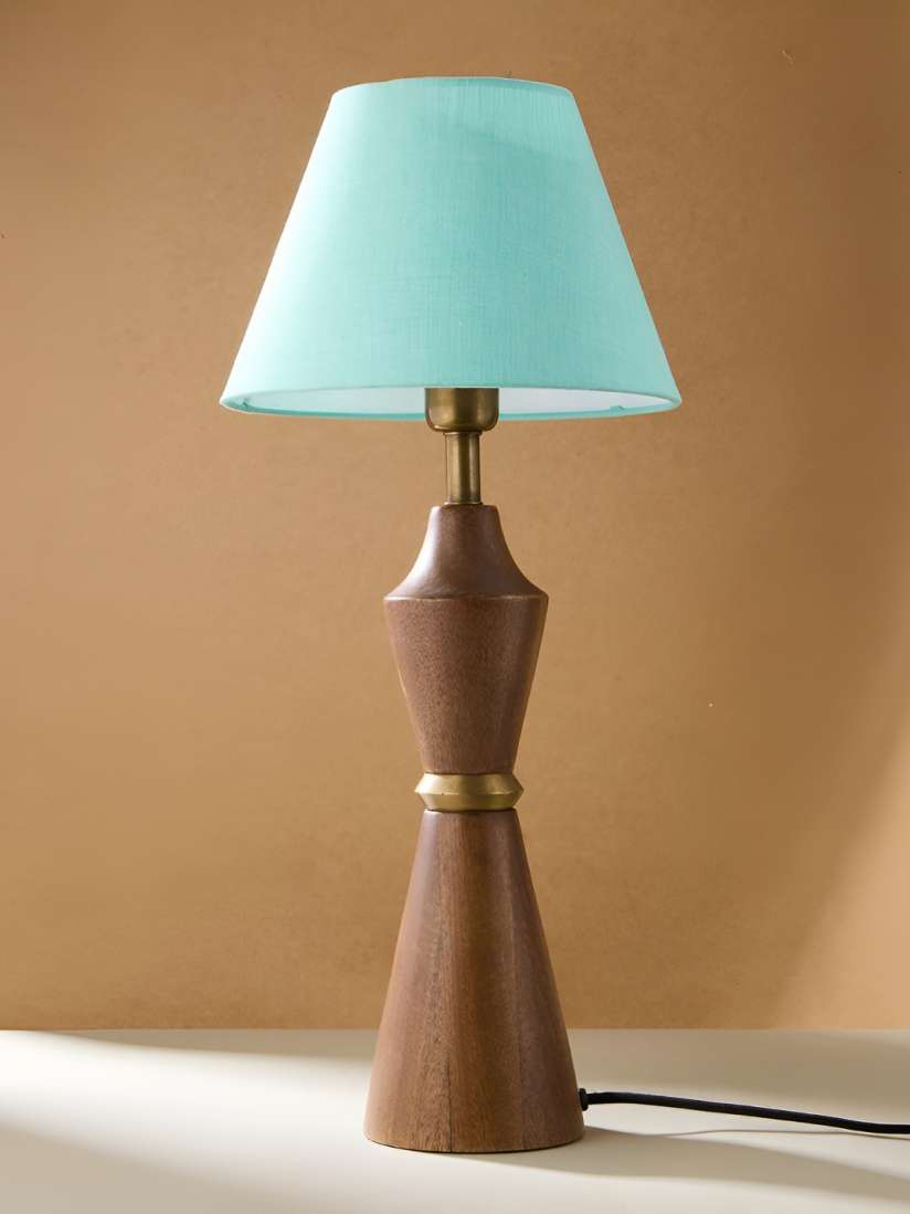 Buy Fabindia Green Frustum Shaped Cotton Basix Tapered Drum Lamp Shade Table Lamps for Unisex 31086017 Myntra