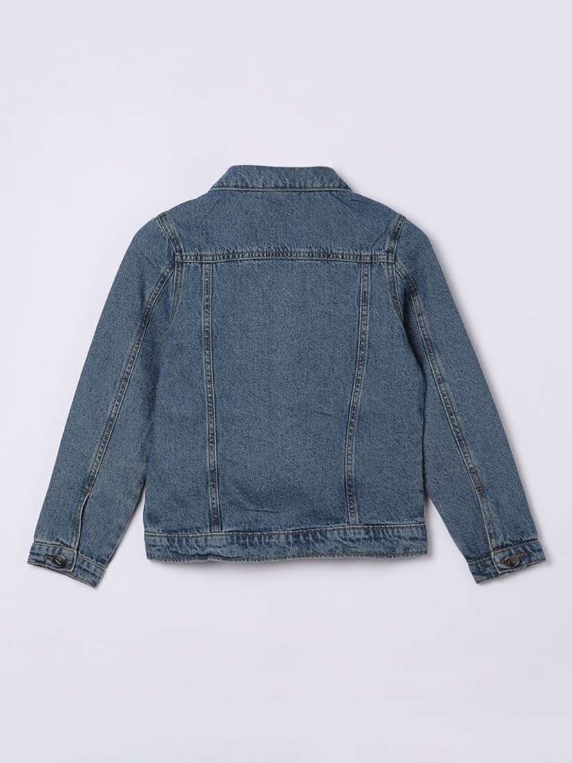 Fame forever denim jacket top