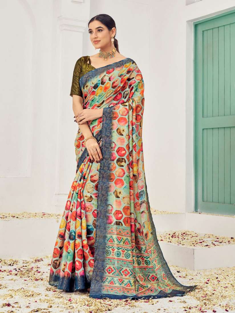 Buy JIVORA Printed Pure Silk Saree Sarees for Women 31041475 Myntra
