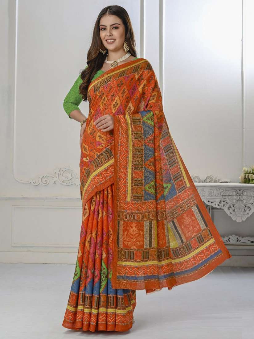 Buy JIVORA Ethnic Motifs Pure Silk Saree Sarees for Women 31041495 Myntra