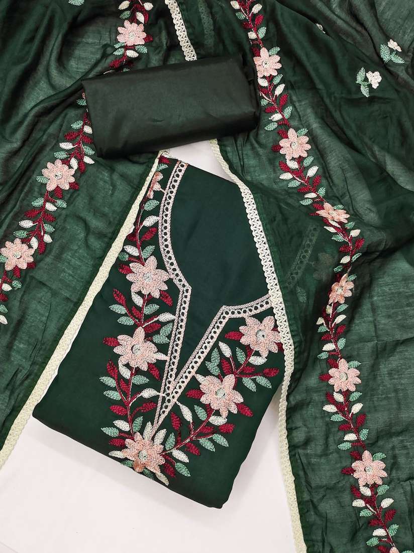 Buy KALINI Embroidered Unstitched Dress Material Dress Material for Women 31083956 Myntra