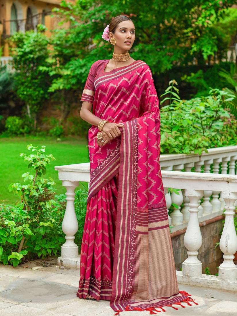 Myntra pure silk sarees 2025