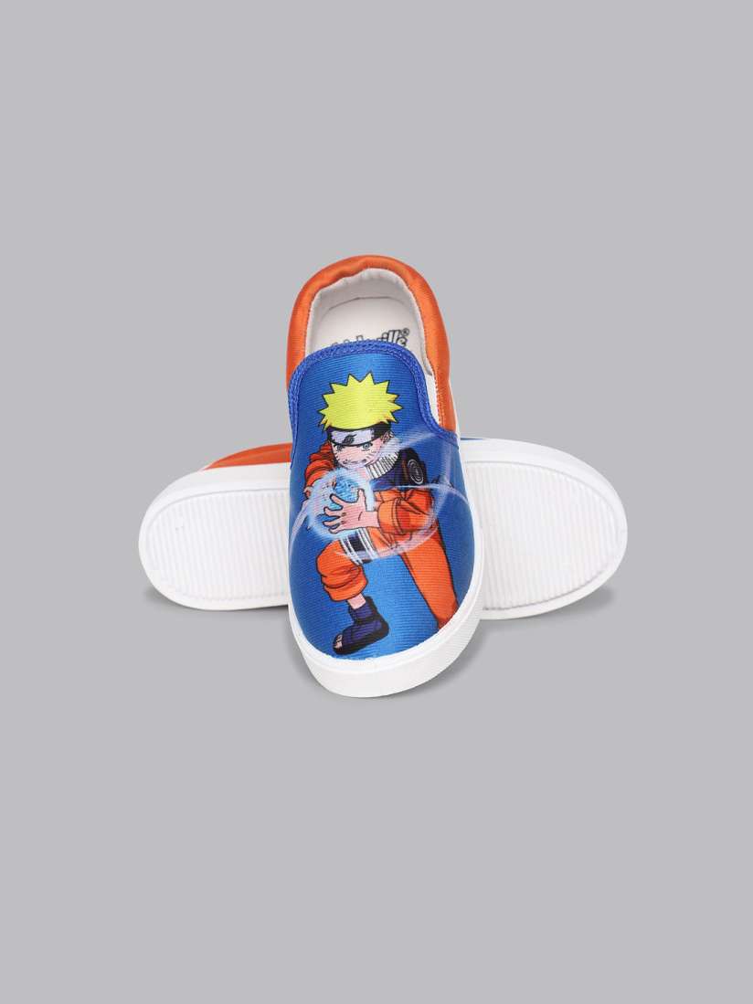 Buy Kids Ville Boys Naruto Graphic Printed Round Toe Slip On Casual Shoes Casual Shoes for Boys 31047144 Myntra