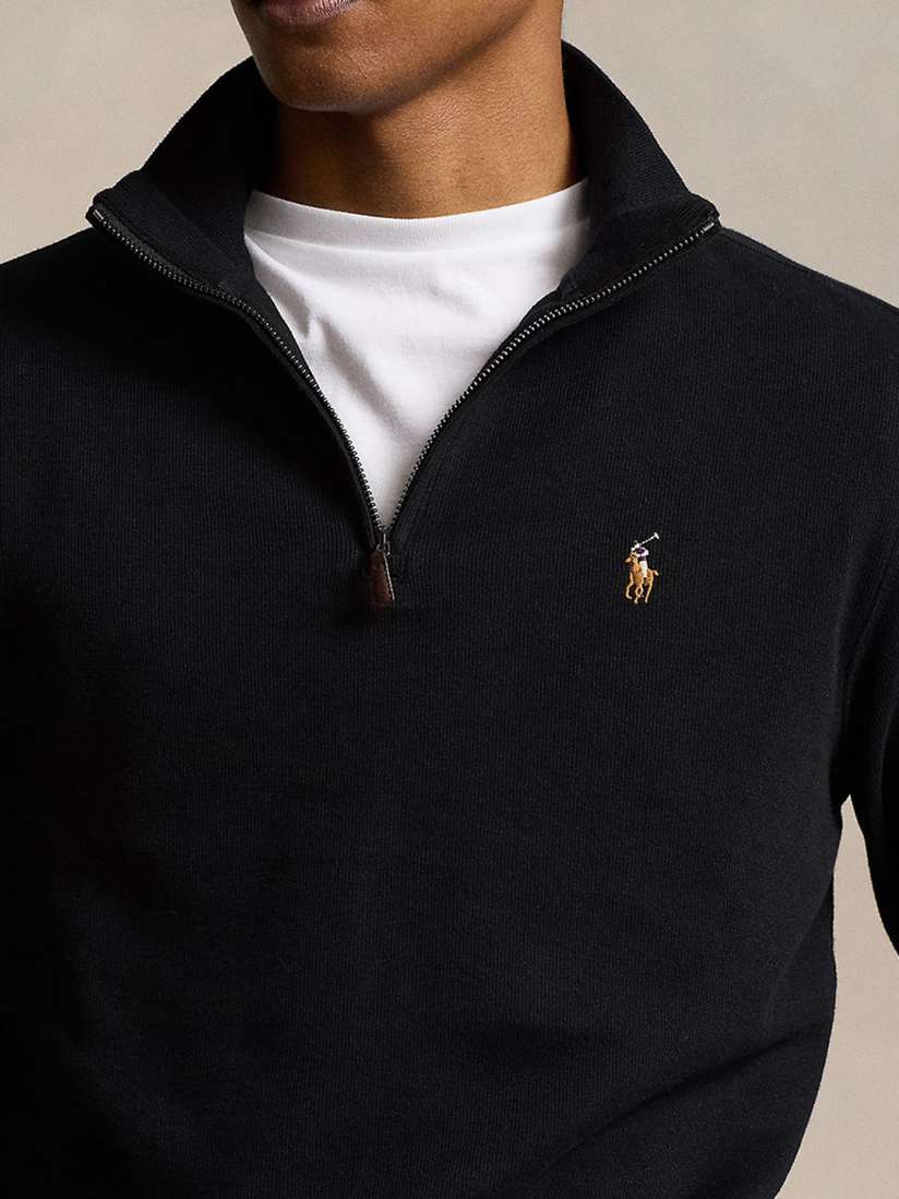 Buy Polo Ralph Lauren Men Quarter Zip Mock Collar Pullover Sweaters Sweaters for Men 31073262 Myntra