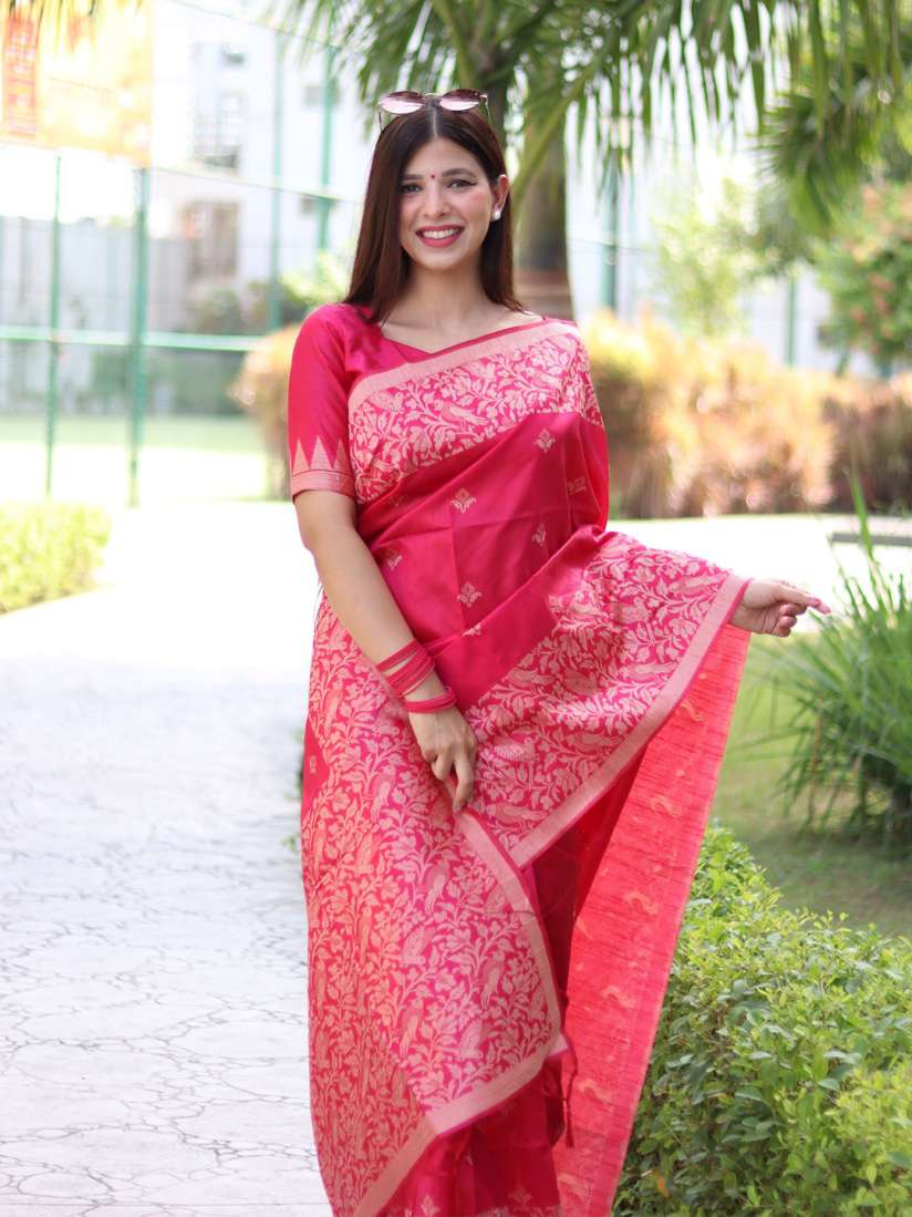 Buy Kandora Woven Design Pure Silk Saree Sarees for Women 31083905 Myntra