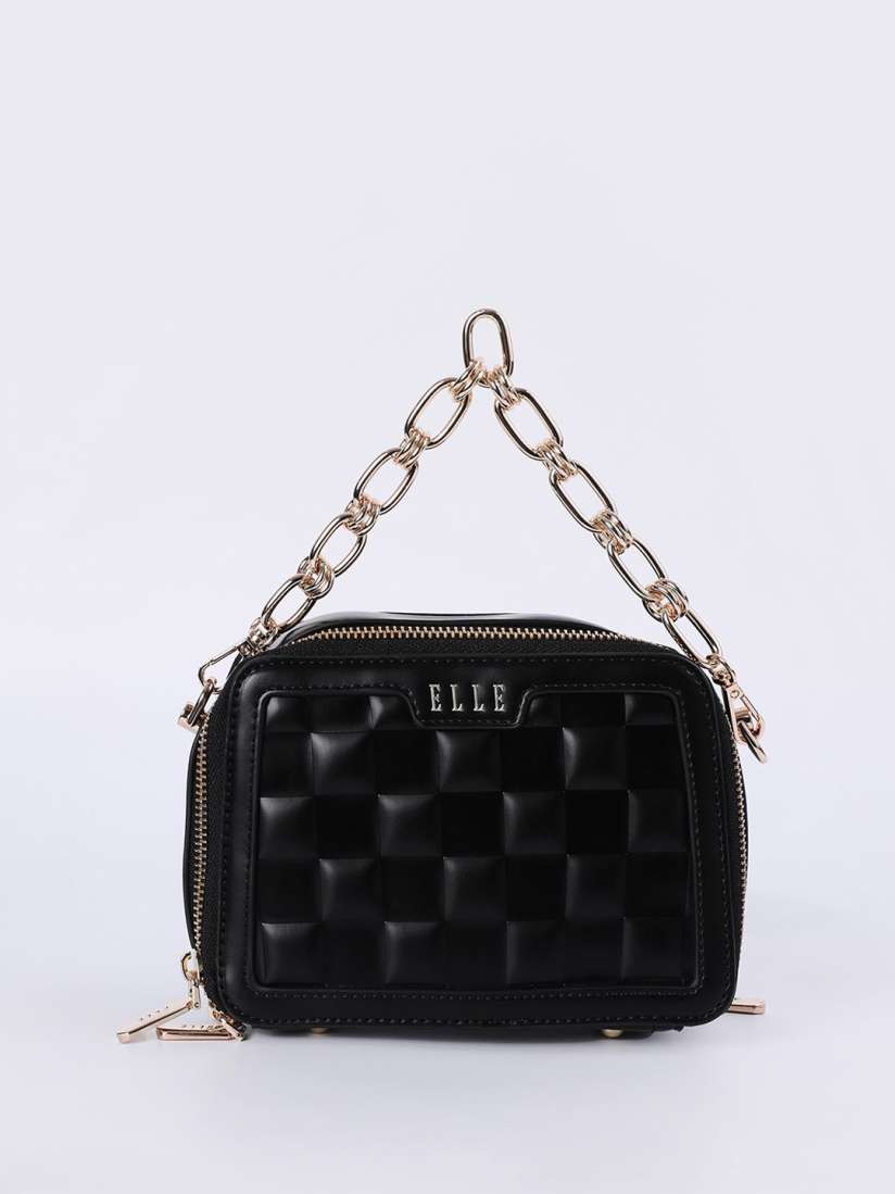 Buy ELLE PU Half Moon Sling Bag Handbags for Women 31045924 Myntra