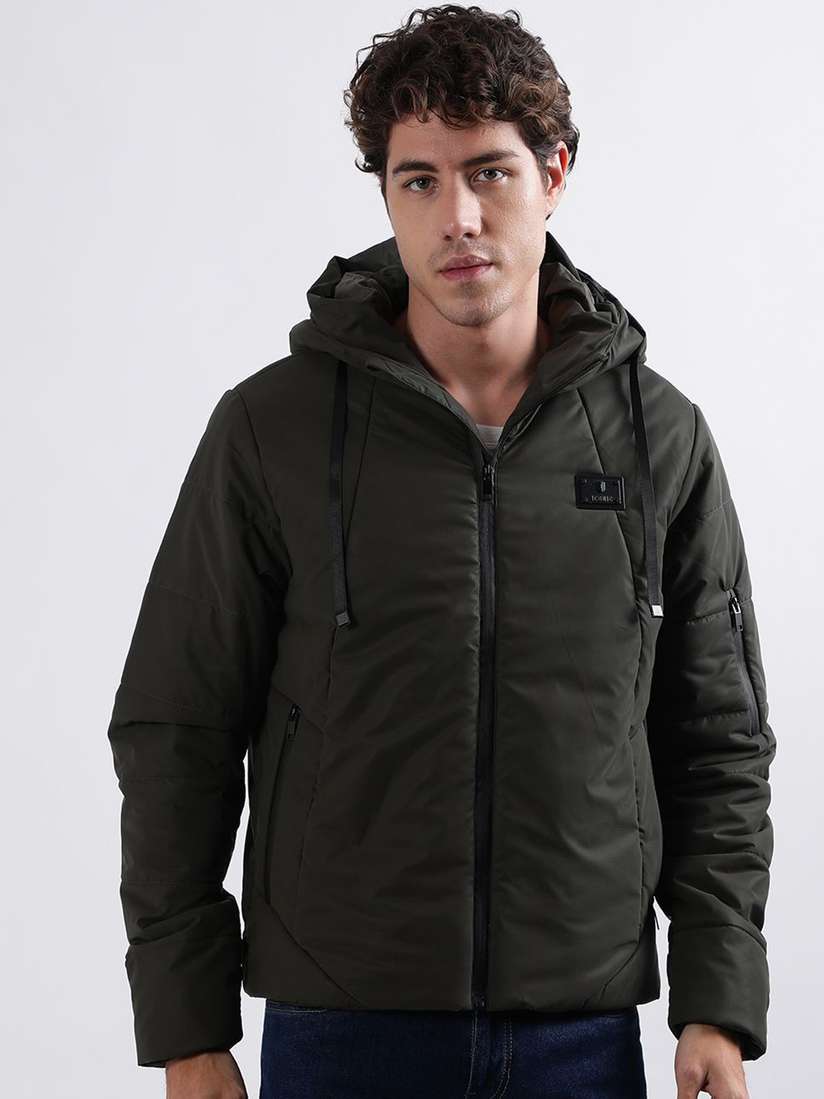 Iconic Men Hooded Puffer Jacket