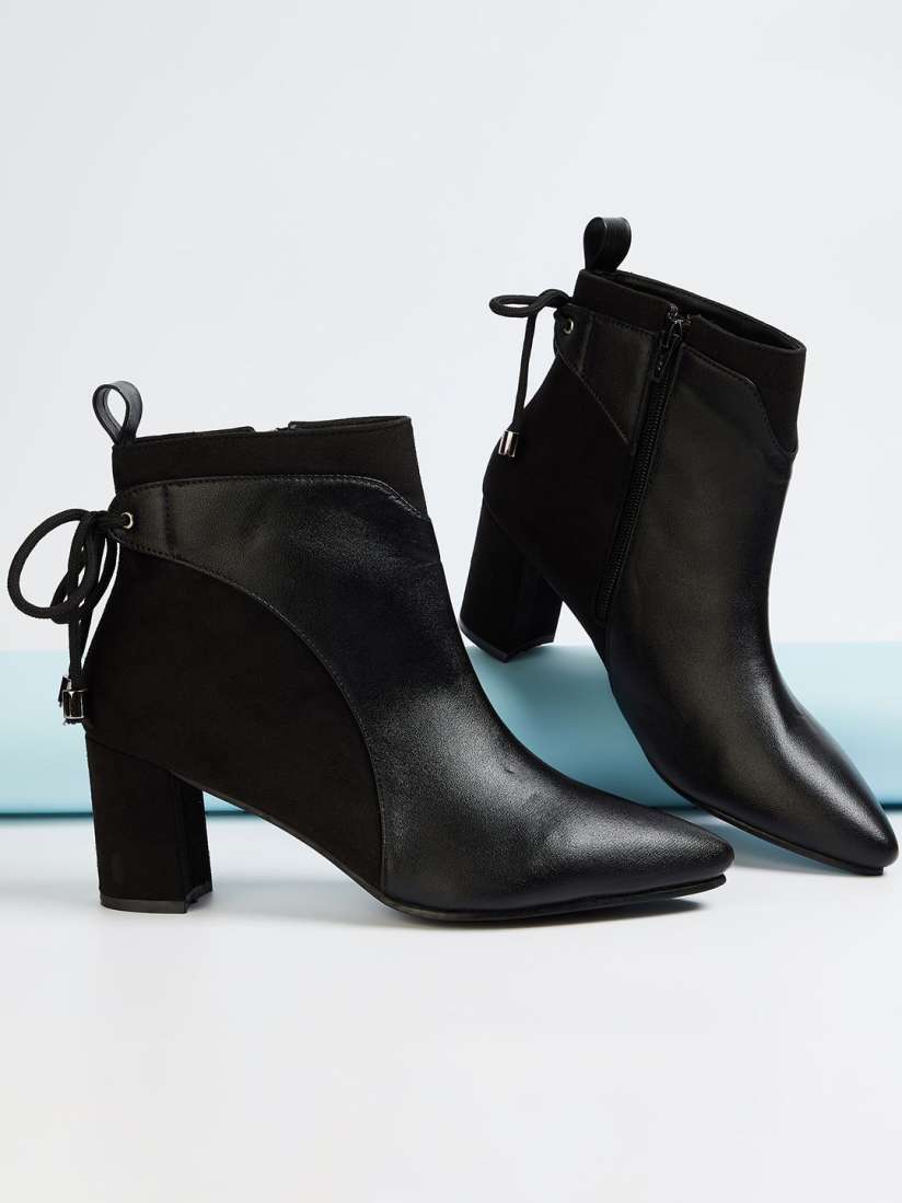 Stacked heel chelsea boot best sale