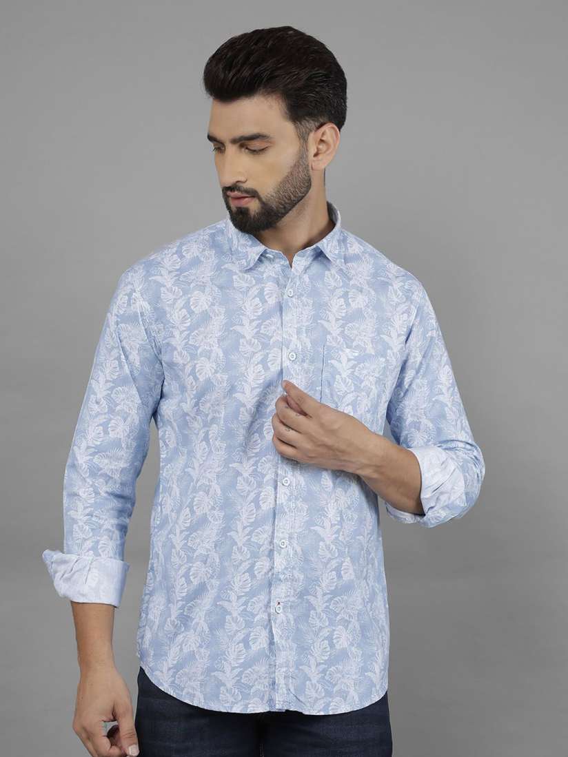 Buy COBB Men India Slim Spread Collar Floral Printed Cotton Casual Shirt Shirts for Men 31082539 Myntra