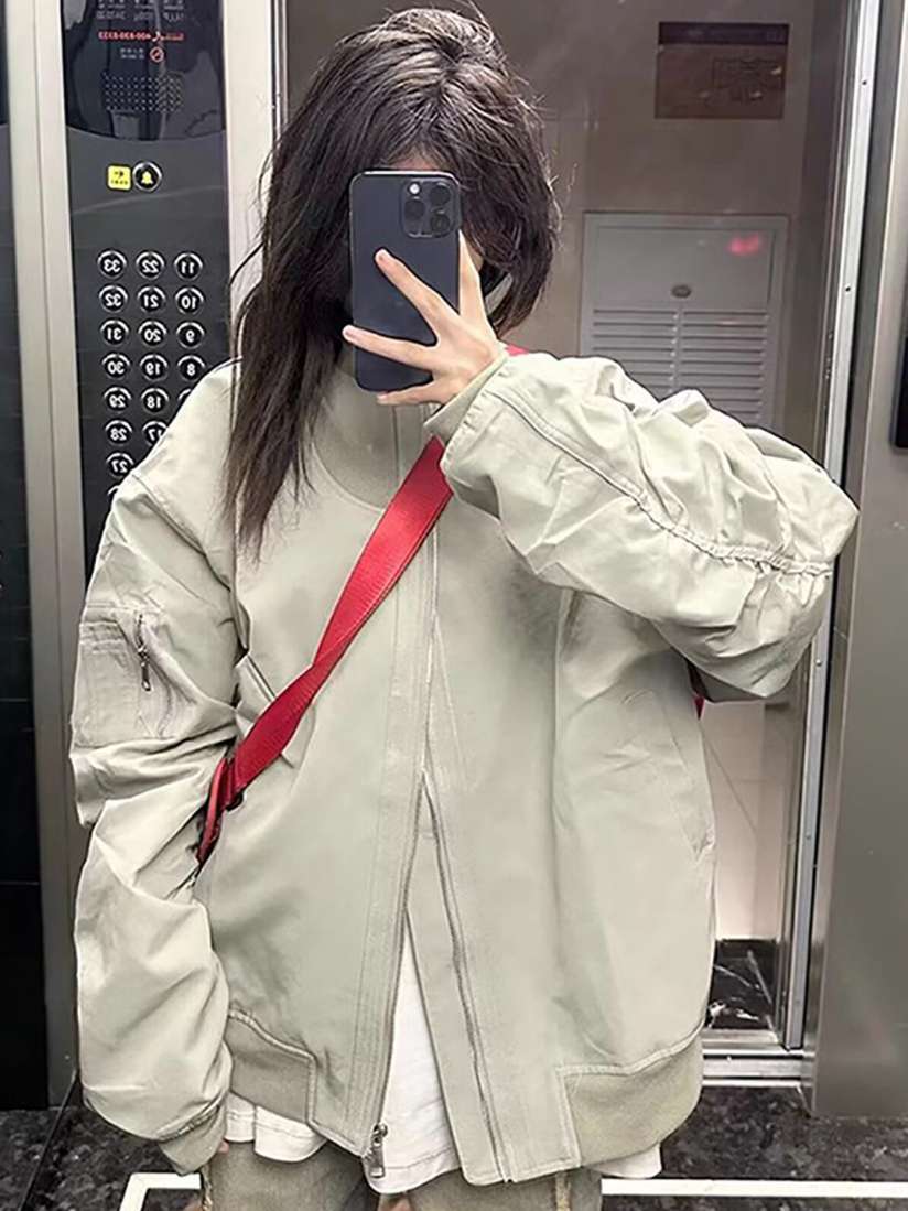 Collarless longline jacket 2025