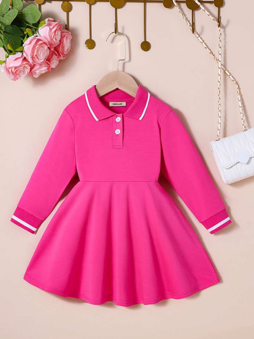 Buy INCLUD Girls Fit Flare T shirt Dress Dresses for Girls 31078966 Myntra