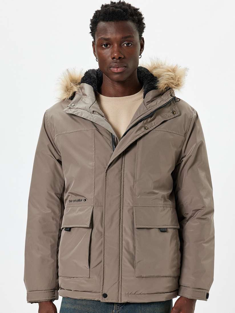 Buy Koton Men Hooded Longline Parka Jacket Jackets for Men 31106441 Myntra