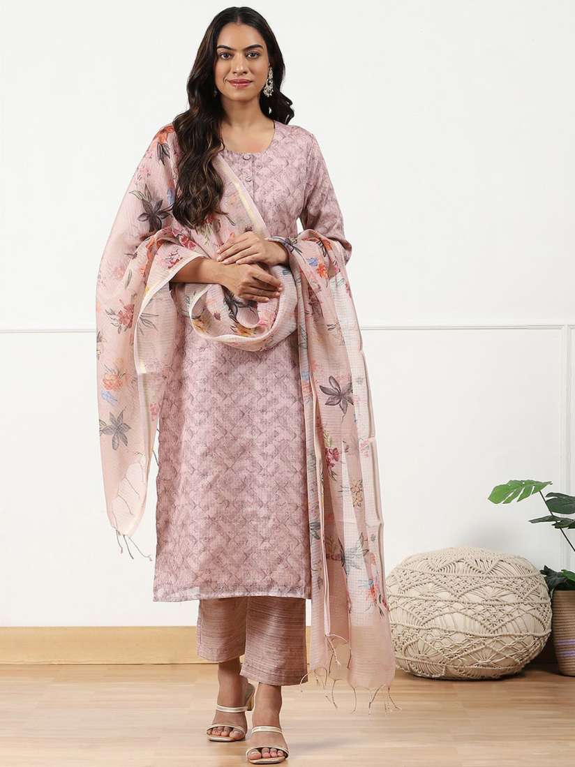 Biba unstitched dress material shop
