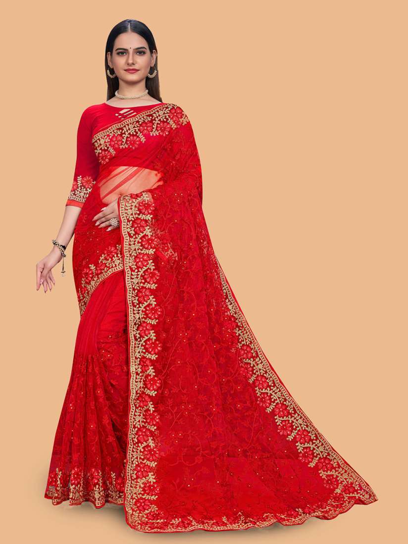 Myntra net saree outlet