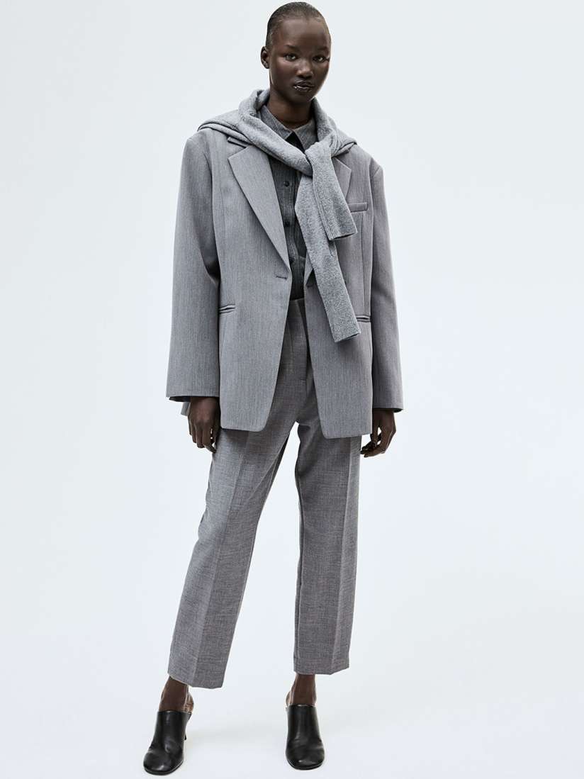 fitted cigarette trousers