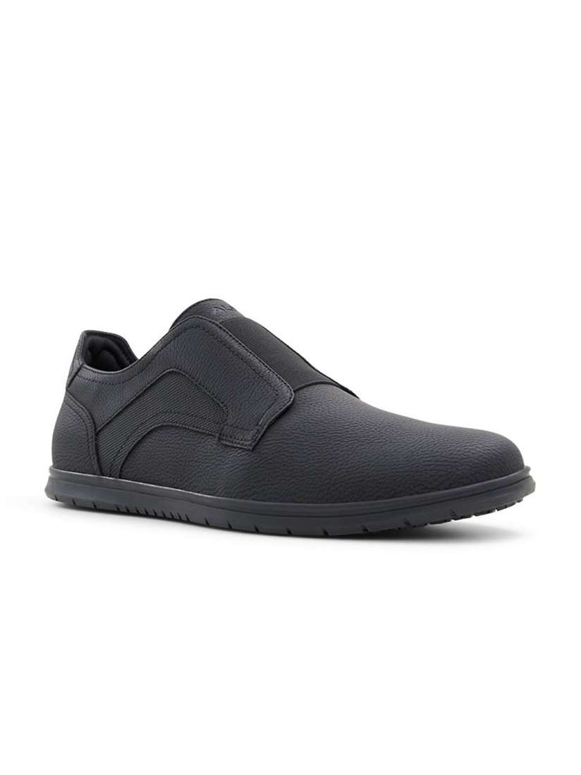 Aldo black slip on sneakers clearance