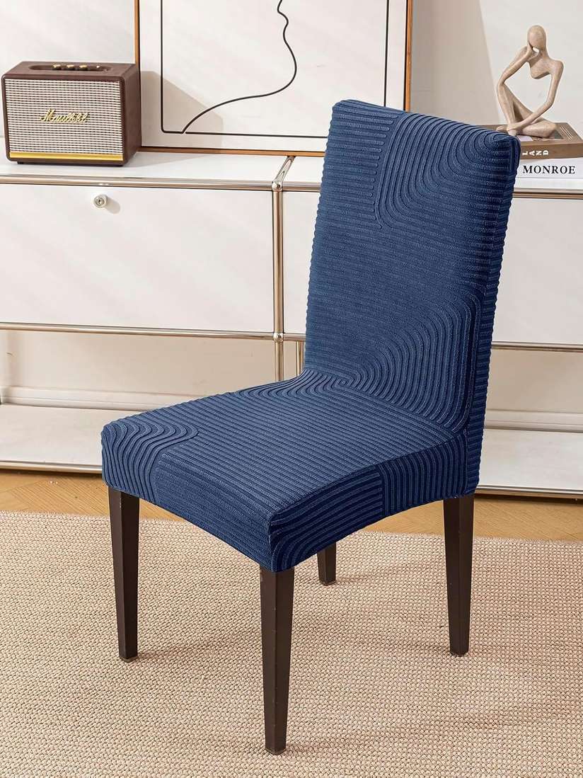 Myntra Striped Dining Chair Covers Buy HOME Red Blue Striped
