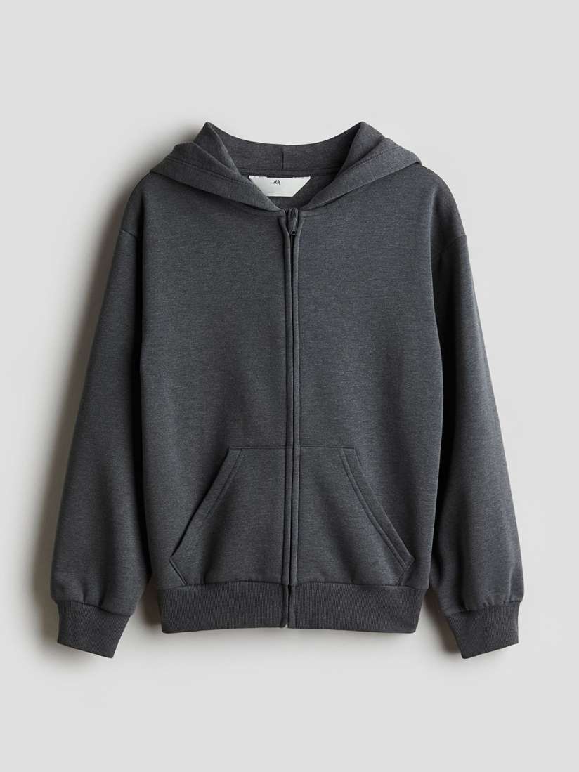 Buy H M Girls Oversized Zip Through Hoodie Sweatshirts Sweatshirts for Girls 31134378 Myntra