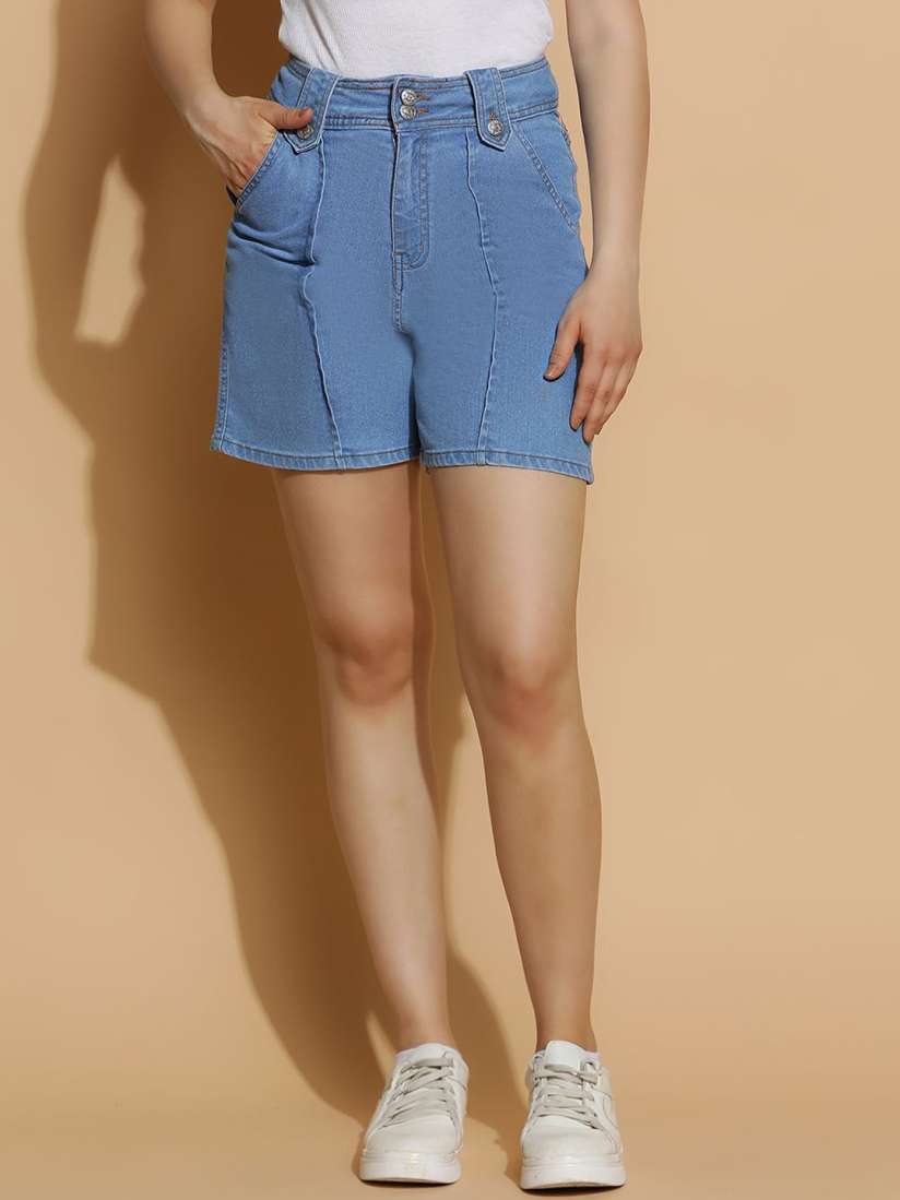 Myntra denim shorts outlet