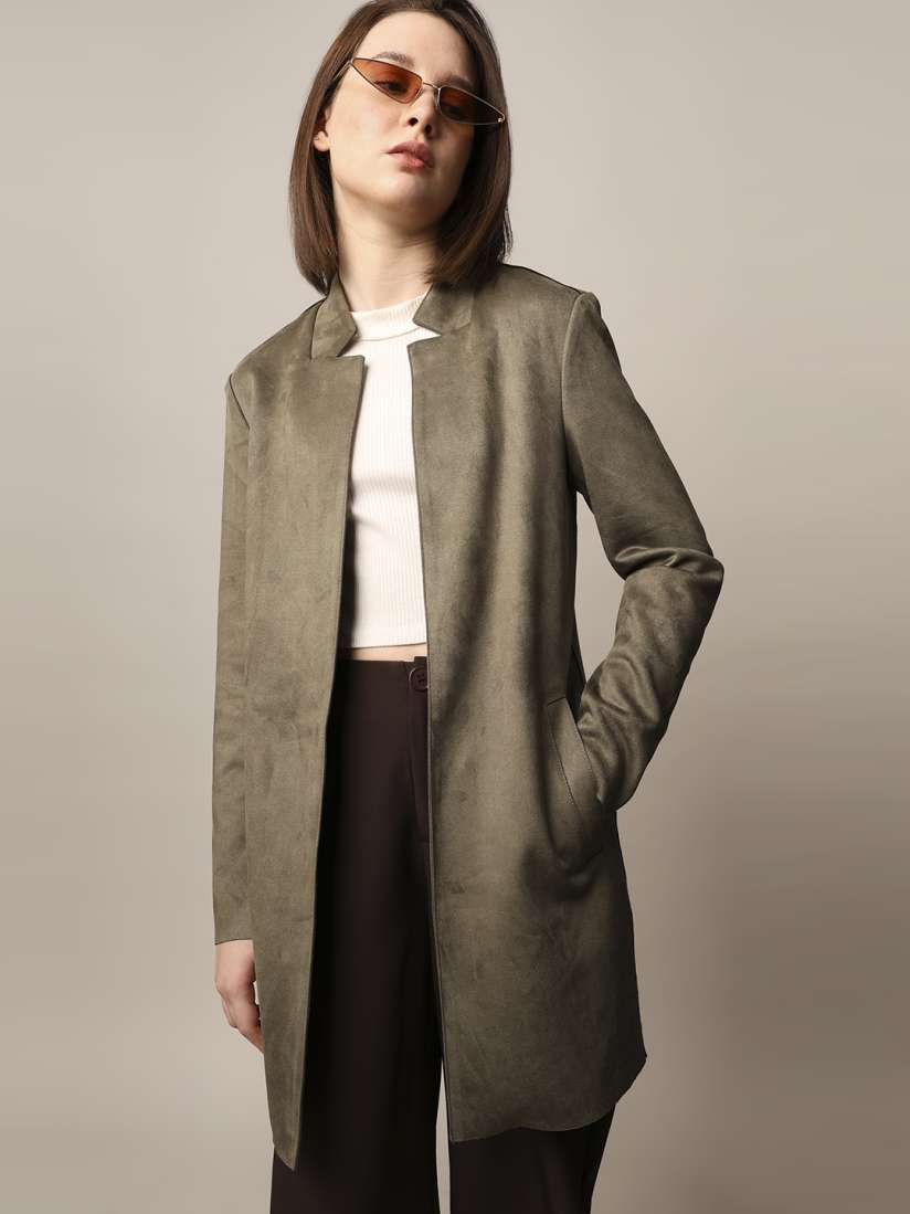 Buy ONLY Front Open Overcoats Coats for Women 31144917 Myntra
