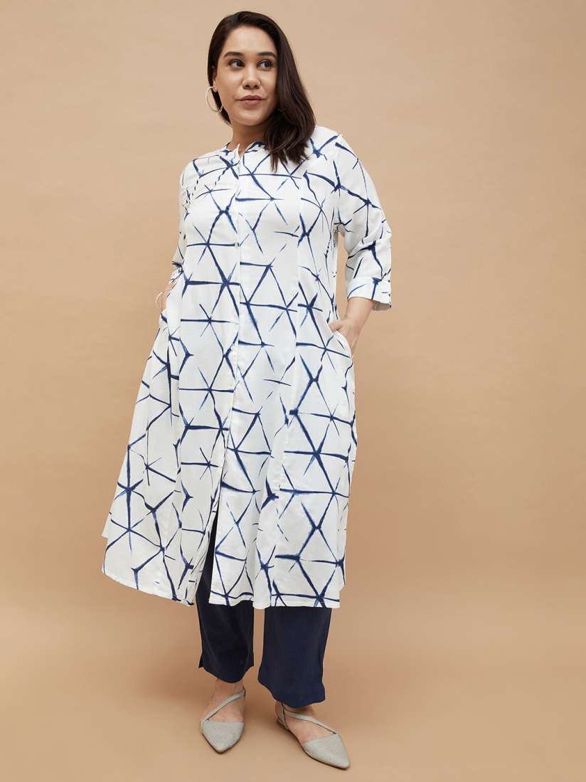 Buy Moiree by Lifestyle Women Geometric Printed Flared Sleeves Sequinned Pathani Kurta Kurtas for Women 31143083 Myntra