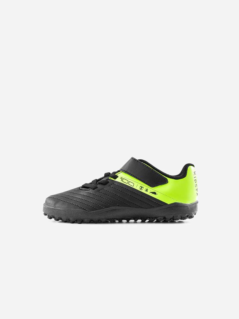 Buy Kipsta By Decathlon Kids Black Yellow Agility 100 Turf Football Shoes Sports Shoes for Boys 31148143 Myntra
