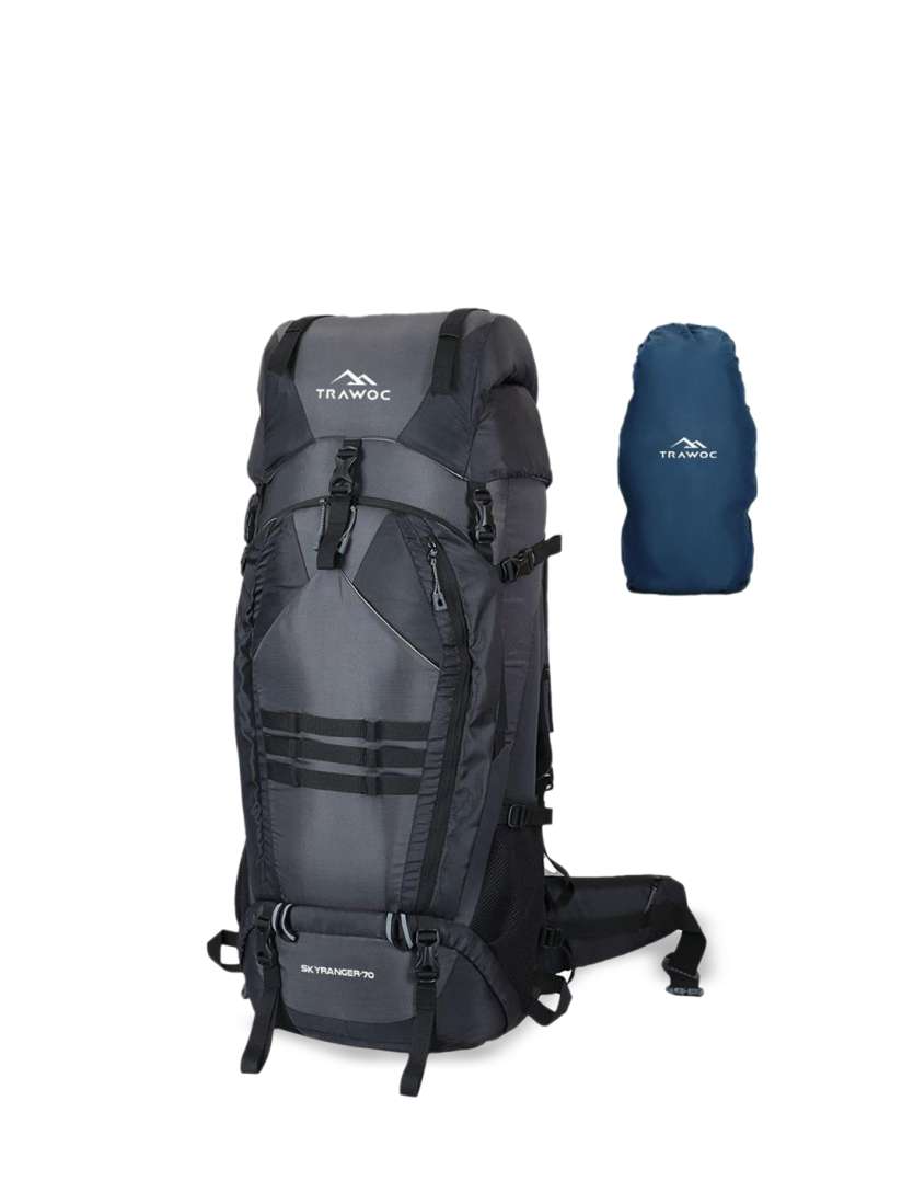 Buy TRAWOC Skyranger 70 Brand Logo Printed Ergonomic Hip Strap Rucksack Rucksacks for Unisex 31111401 Myntra