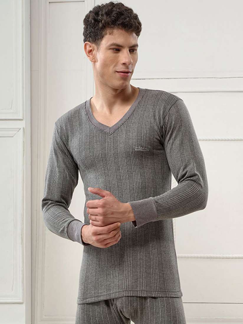 Men's v neck long sleeve thermal vest hotsell