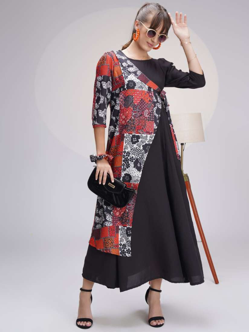 Buy Sangria Women Printed Anarkali Dress Dresses for Women 31163574 Myntra