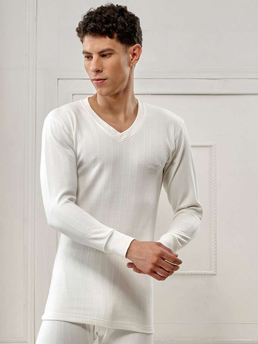 Men's v neck thermal top sales