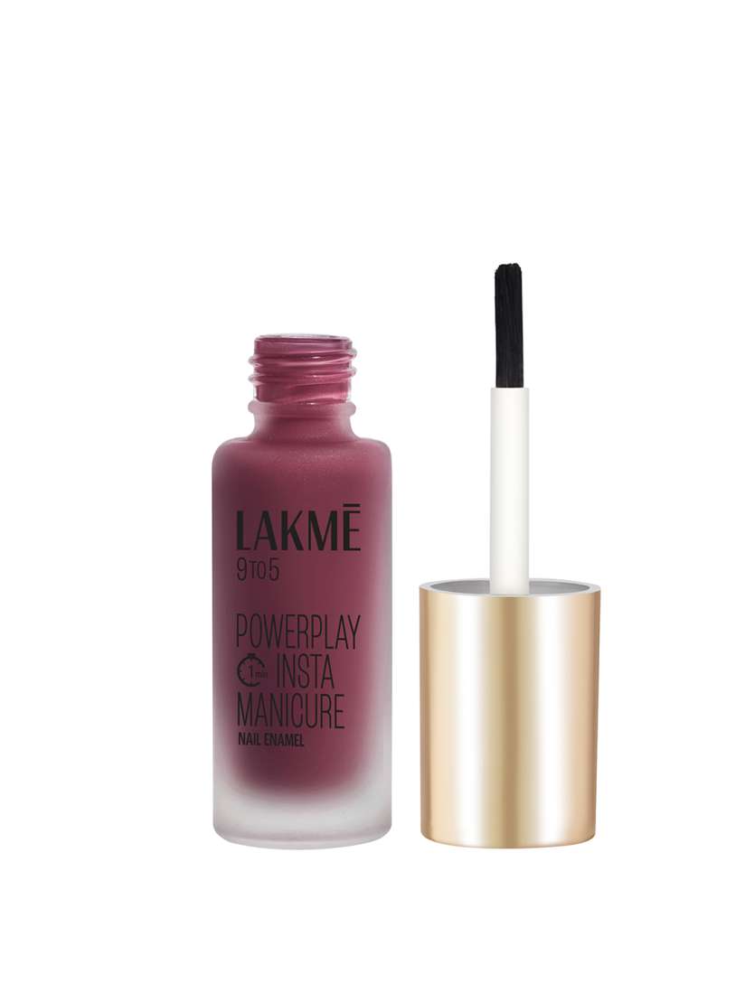 Buy Lakme 9to5 Powerplay Insta Manicure Quick Dry Technology Nail Enamel 6ml Sangria Sunset Nail Polish for Women 30426993 Myntra