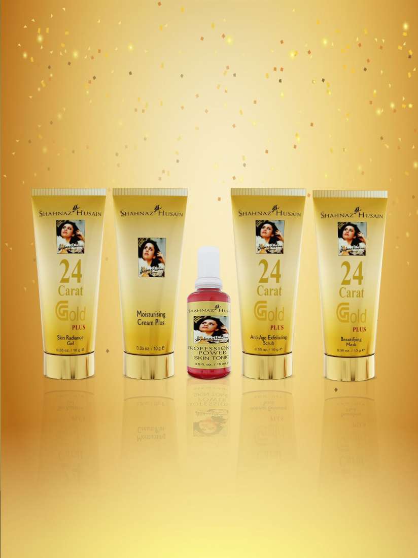 Buy Shahnaz Husain 24 Carat Gold Facial Kit Facial Kit for Unisex 30834728 Myntra